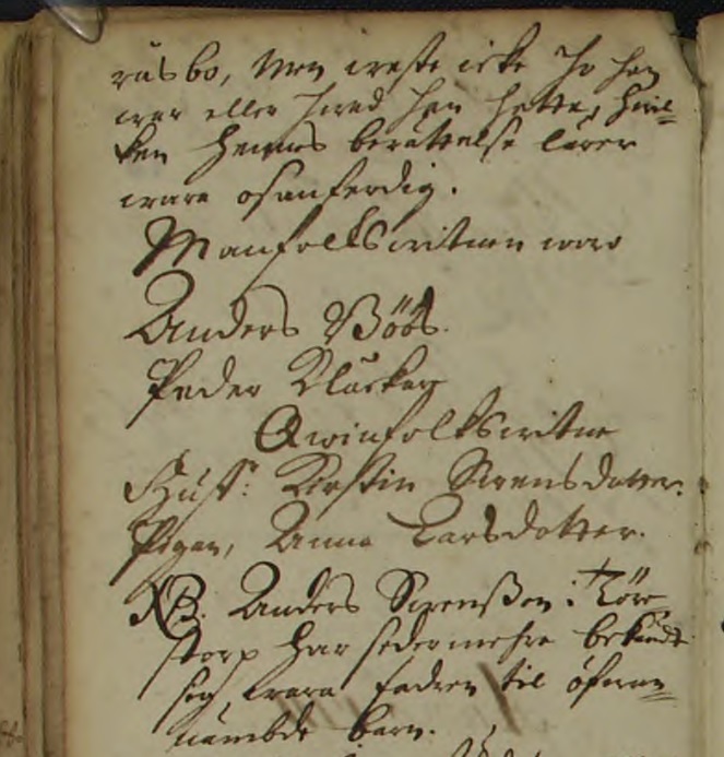 Bengts födelsenotering, forts. Källa: ArkivDigital: Jung C:2 (1688-1763) Bild 40 / sid 75.